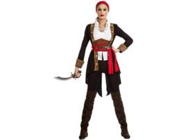 Fato de Mulher DISFRAZZES Pirata Casaca (Tam: XXL)