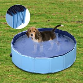 Piscina Animais de Estimação Cachorros Gato Cachorro Dobradiça Diâmetro F80x 20 cm NOVO