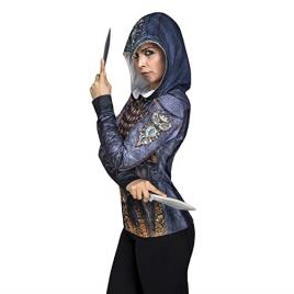 Fato de Mulher DISFRAZZES Camisa Maria Assassin (Tam: M)