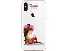 Capa COQUETTE Love iPhone X Branco