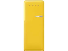 Frigorífico SMEG Anni 50 FAB28LYW5 (Estático - 153 cm - 270 L - Amarelo)