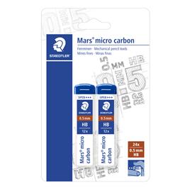 Staedtler Mars Mina para Lapiseiras Mars Micro Carbon, Mina HB de 0,5 mm