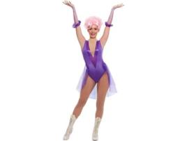 Fato de Mulher  Trapezista Roxo (Tam: M - 40/42)