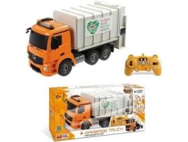 Camião Telecomandado RC MONDO MOTORS Mercedes Arocs (Laranja - 41x13x22cm - Idade Mínima: 8)  
