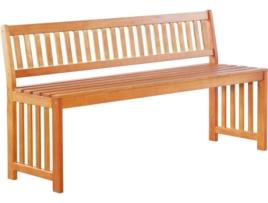 Banco de Jardim  44401 137 cm Madeira de Eucalipto Maciça
