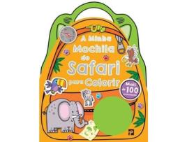 Livro A Minha Mochila de Safari para Colorir de Stuart Lynch e Ellie Fahy