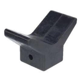 Rubber V Bow Stop 76 mm Black