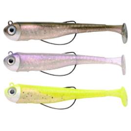 Vinil Gutsbait 95 Milímetros 10g One Size UV Aqua&Pearl