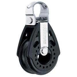 Fixed Head Carbo Block 40 Mm 90º One Size Black / Silver