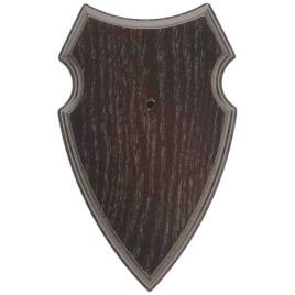Eurohunt Roe Er Trophy Plate Oak De 3 19 x 12 cm Dark Brown