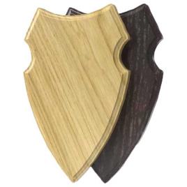 Roe Er Trophy Plate Oak De 3 19 x 12 cm Dark Brown