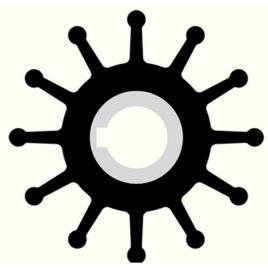 Sherwood Remplacement Impeller Kit 57 mm Black