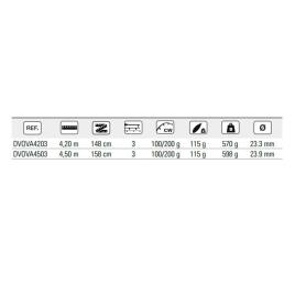Vercelli Cana Surfcasting Oxygen Valorosa 4.50 m Yellow