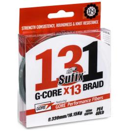 Sufix Linha Trançada 131 G-core 1500 M 0.205 mm Neon Chartreuse