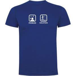 Camiseta De Manga Curta Problem Solution Fish L Royal Blue