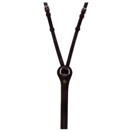 Br Thiedemannn Com Rédeas Martingale Lancaster Full Black / Silver