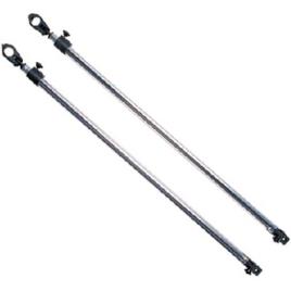 Adjustable Support Poles 70-120 cm 2 pcs