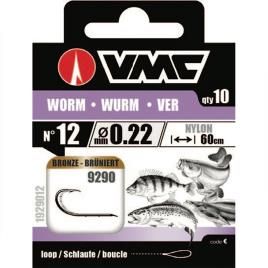 Anzol Montado Worm 12 Bronze