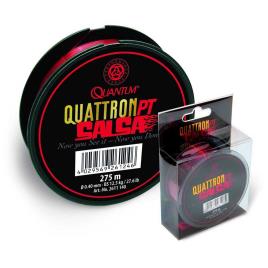 Monofilamento Quattron Salsa 275 M 0.400 mm Transparent Red