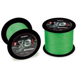 Linha Trançada Yoake X8 2000 M 0.180 mm Green