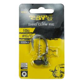 Black Cat Jig Head Shad Claw Rig 30 g