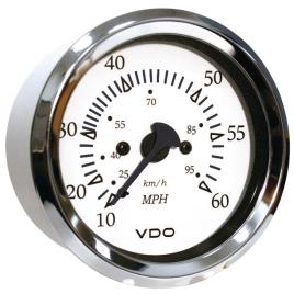 Velocímetro 60mp One Size Chrome / White