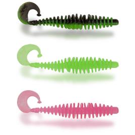 Vinil T-worm Twister 55 Mm 1.5g One Size Neon Green