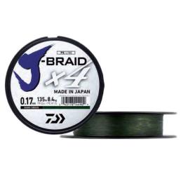 J-braid 4 135 M 0.250 mm Green
