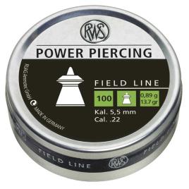 Power Piercing Metal Can 100 Units 5.5 Grey