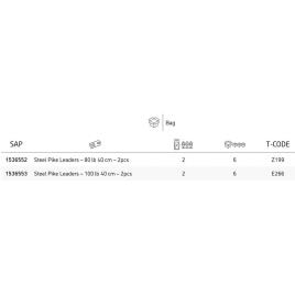 Berkley Fio Fusion 19 Steal Leaders 100 Lbs Black