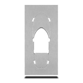 Montagem De Transdutor Caiaque One Size Silver