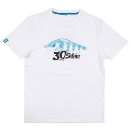 30º Aniversário Baixo Manga Camisa XL White