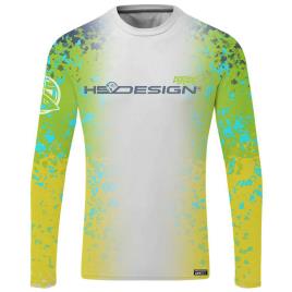 Hotspot Design Camiseta De Manga Comprida Ocean Performance Dorado XL White