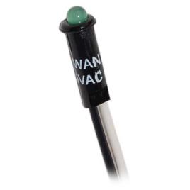 Green Led Indicator Light 230v One Size Black