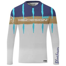 Hotspot Design Camiseta De Manga Comprida Ocean Performance Marlin XL White