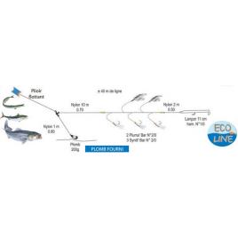 Ecoline Trolling Line Aquatic One Size Black