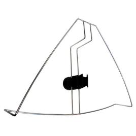 Ferradura Suporte with Base for Lifebuoy Light Stainless Steel