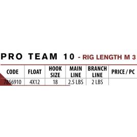 Lineaeffe Pro Team 10 Pole Rig 18 Multicolor