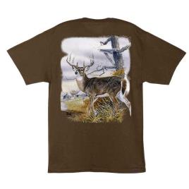 Camiseta De Manga Comprida Old Homestead L Brown