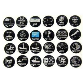 Etiquetas De Função Autoadesivas One Size 24 pcs