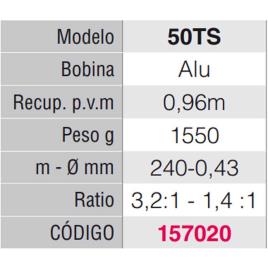 Tica Molinete Trolling Oxean Ts 30 Black
