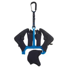 Surflogic Wetsuit Accessories Hanger Double System One Size Black / Blue