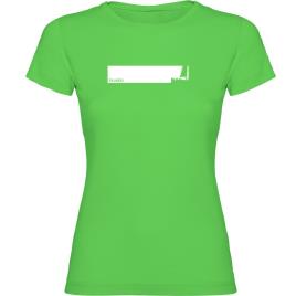 Kruskis Camiseta De Manga Curta Sail Frame M Light Green