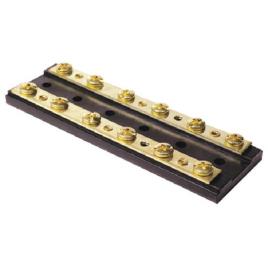 Terminal Block 6 Gang Black