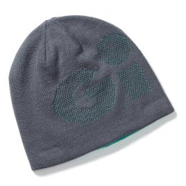 Gorro De Malha Reversible One Size Steel Grey / Turquoise