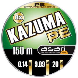 Fio Kazuma 8x Pe 100 M 0.120 mm Green