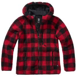 Casaco Teddy L Red / Black