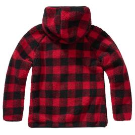 Brandit Casaco Teddy L Red / Black