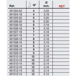 Teklon Truite 12 (60 cm-0.12 mm) Blue (20 pcs)