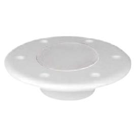 Table Bottom Plate Flushmount 190 mm White